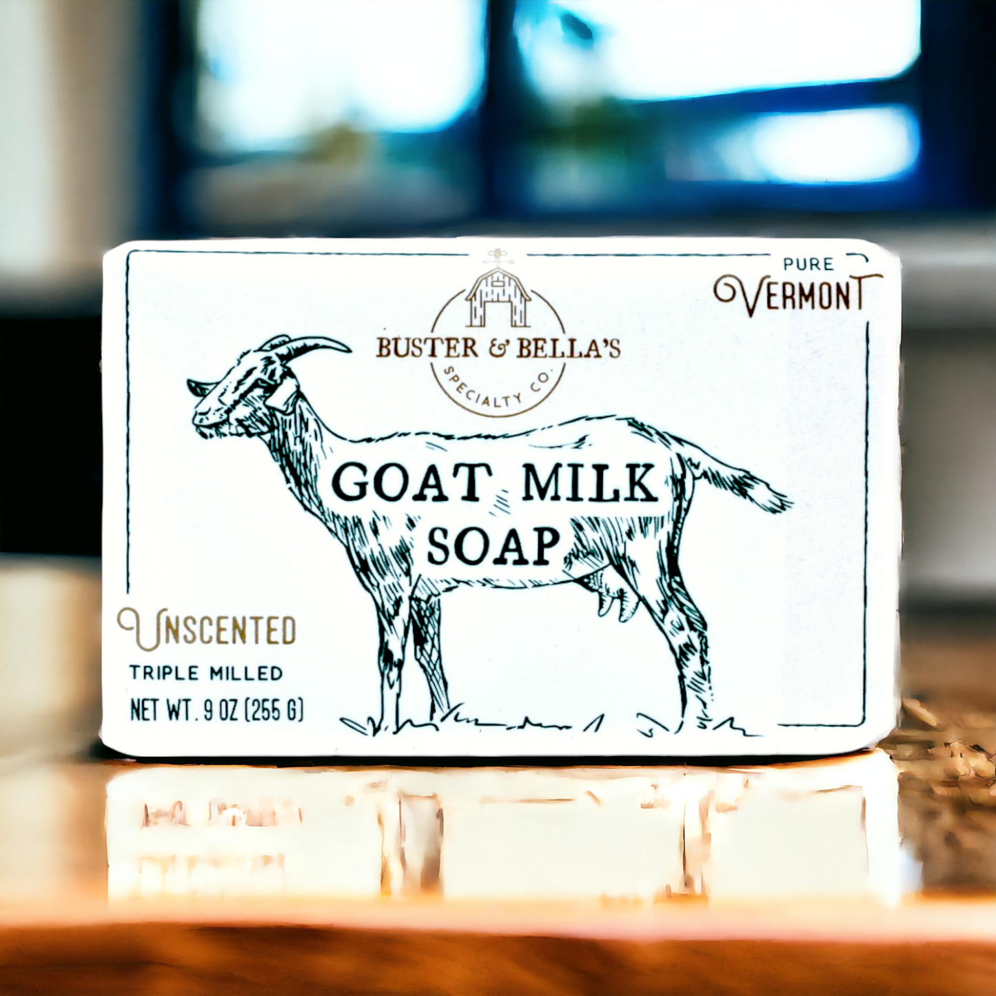Unscented Triple Milled Goat Milk Soap